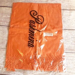 NWT Orange Pashmina